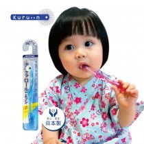 KURUN 滾輪牙刷-兒童直立式(藍色/粉色)